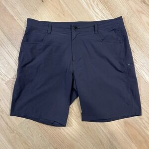 Kuhl Upriser Shorts Men's Size 38 Quick Dry Draw Cord Lightweight Gray Hiking